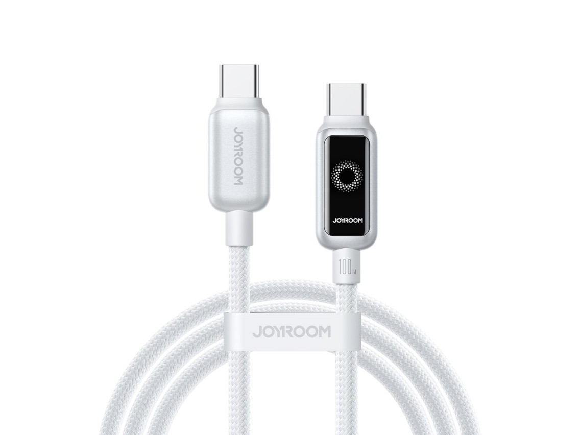 Joyroom S-A55 StarFlight 100W USB-C - USB-C Cable 1.2m - White