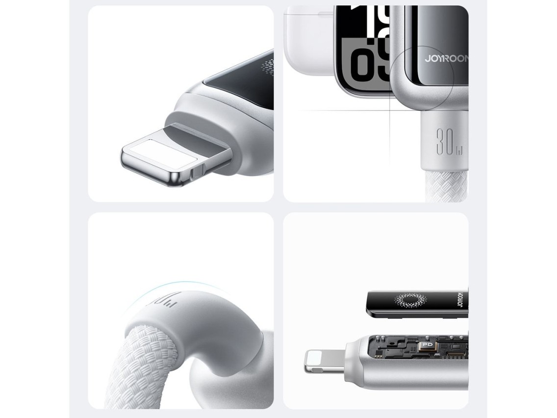 Joyroom S-A55 StarFlight 30W USB-C - Lightning cable 1.2m - white