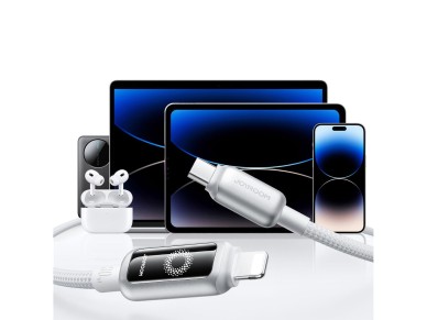 Joyroom S-A55 StarFlight 30W USB-C - Lightning cable 1.2m - white Joyroom S-A55 StarFlight 30W USB-C - Lightning cable 1.2m - white
