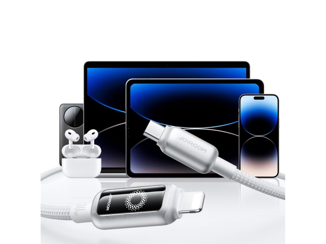 Joyroom S-A55 StarFlight 30W USB-C - Lightning cable 1.2m - white