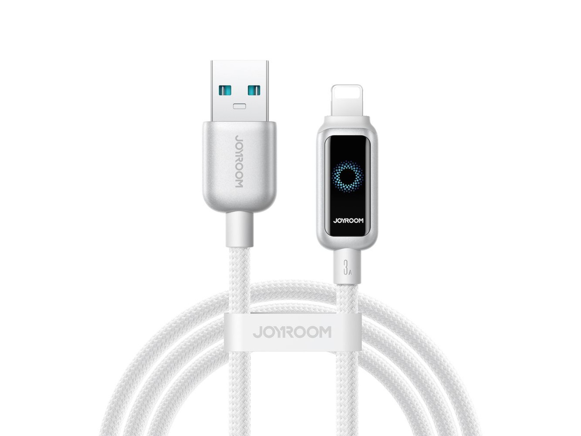 Cable USB-A Joyroom S-A55 StarFlight 3A - Lightning de 1,2 m - blanco