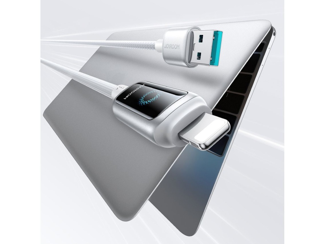 Joyroom S-A55 StarFlight 3A USB-A - Lightning cable 1.2m - white