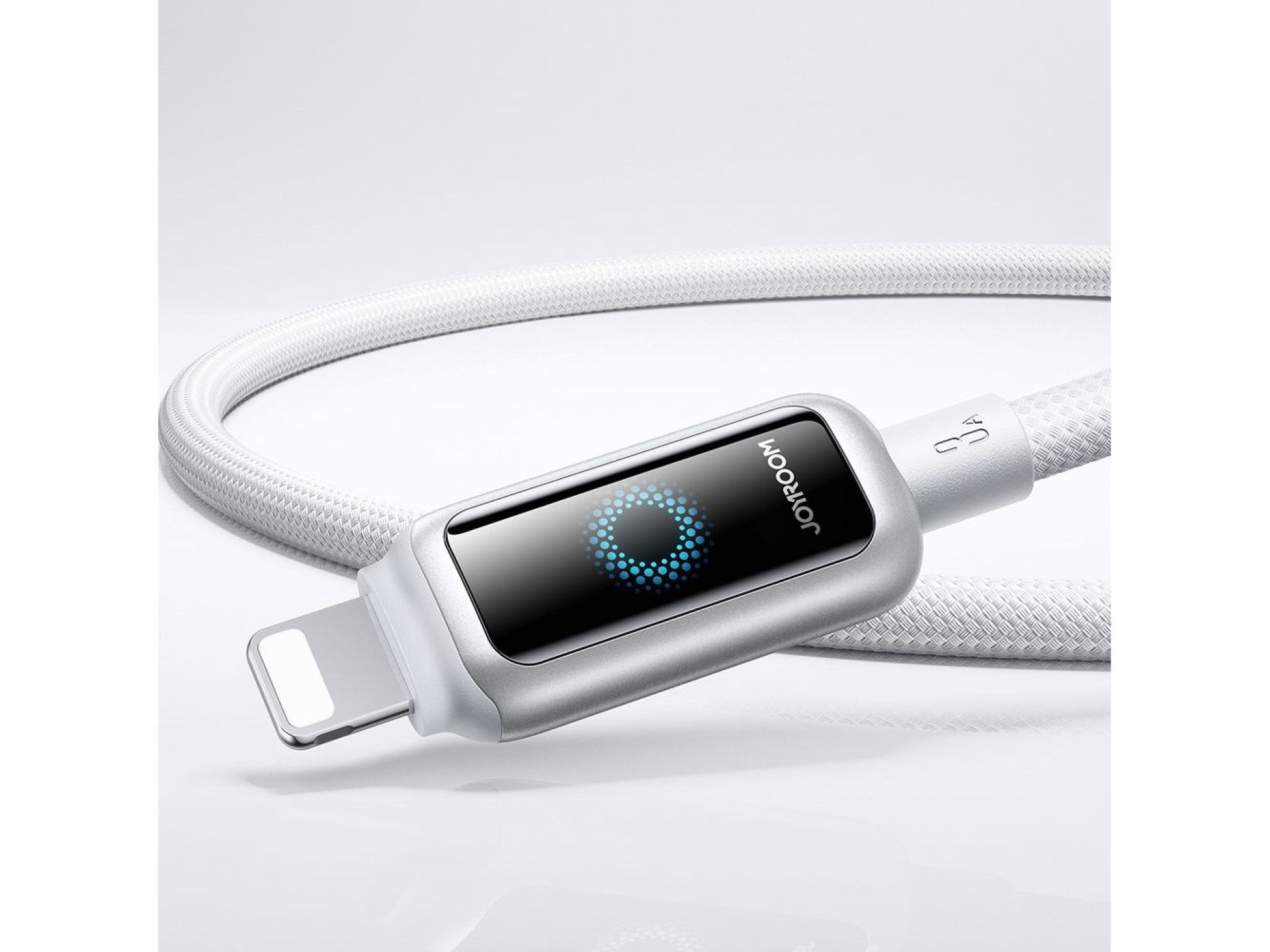 Cable USB-A Joyroom S-A55 StarFlight 3A - Lightning de 1,2 m - blanco