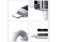 Cable USB-A Joyroom S-A55 StarFlight 3A - Lightning de 1,2 m - blanco