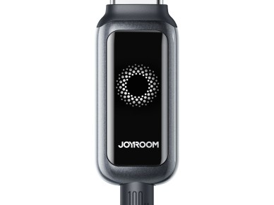 Cabo Joyroom S-A55 StarFlight 66W USB-A para USB-C de 1,2 m - preto