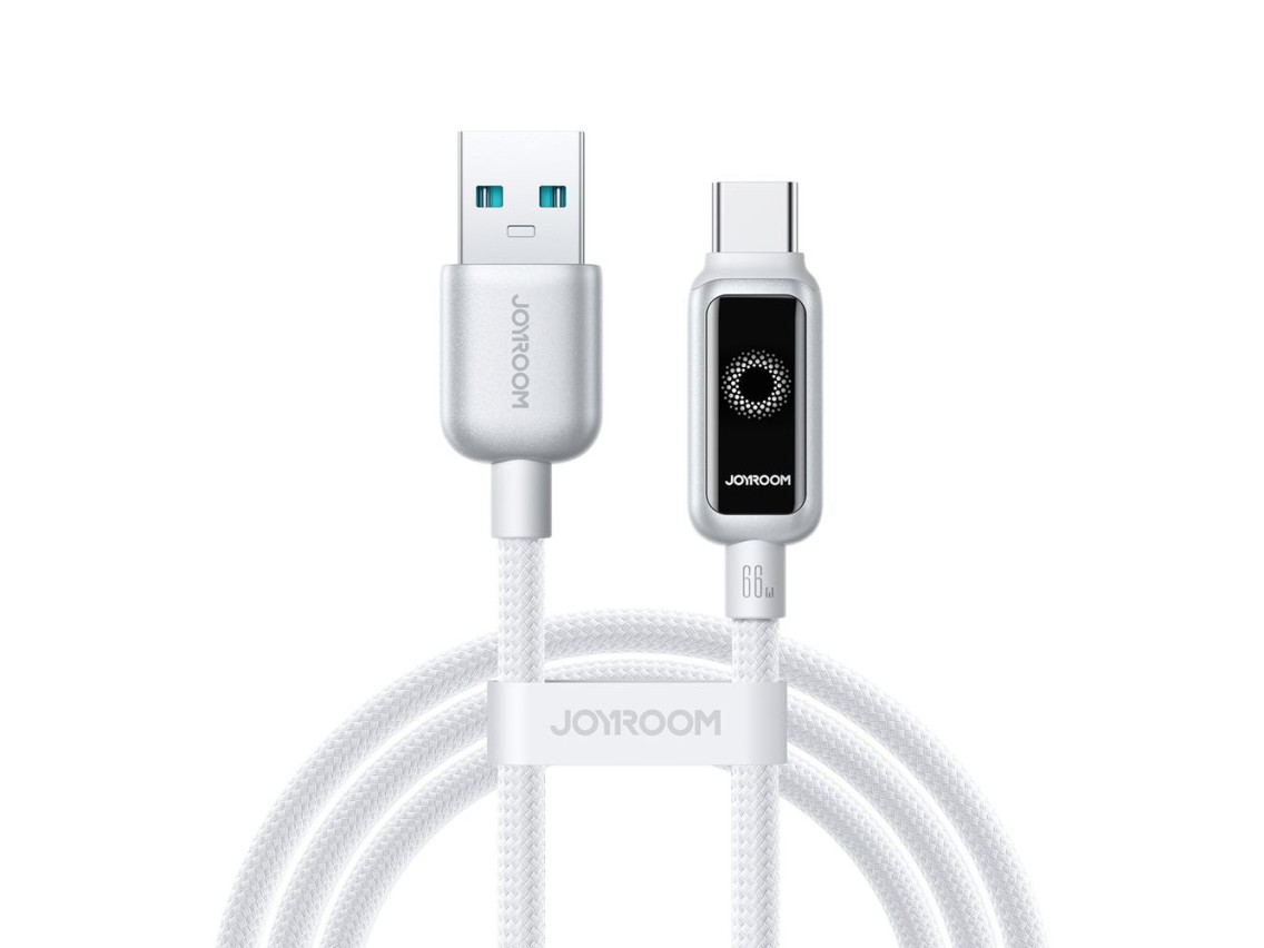 Joyroom S-A55 StarFlight 66W USB-A - USB-C Cable 1.2m - White