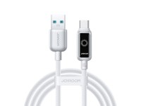 Cabo USB-A para USB-C Joyroom S-A55 StarFlight 66W de 1,2 m - Branco
