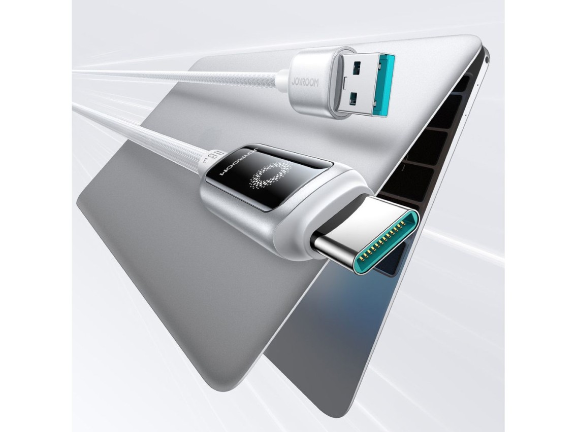 Joyroom S-A55 StarFlight 66W USB-A - USB-C Cable 1.2m - White