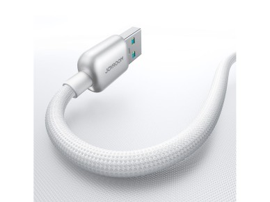 Cabo USB-A para USB-C Joyroom S-A55 StarFlight 66W de 1,2 m - Branco