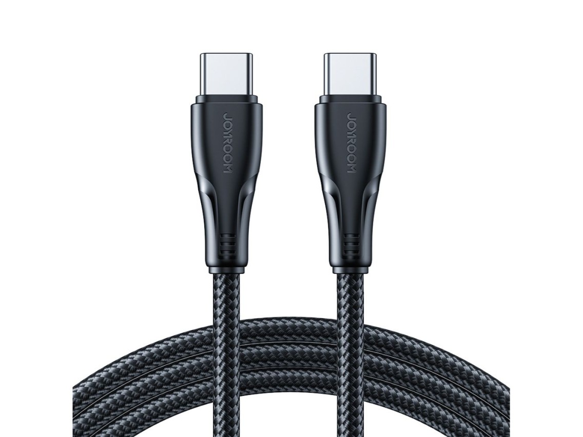 Cable Joyroom S-A11 Surpass 60W USB-C - USB-C 0,25 m - negro