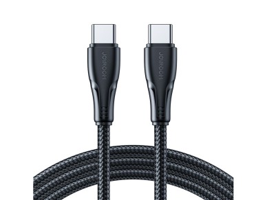 Joyroom S-A11 Surpass cable 60W USB-C - USB-C 0.25m - black Joyroom S-A11 Surpass cable 60W USB-C - USB-C 0.25m - black
