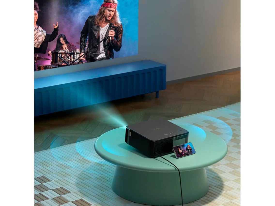 Proyector multimedia Yaber K2s LCD FullHD 1080p con altavoces JBL - Negro
