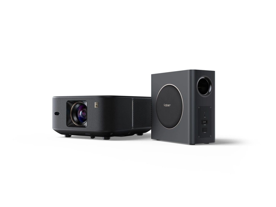 Proyector multimedia Yaber K3 Pro LCD FullHD 1080p con altavoces y subwoofer JBL - Negro