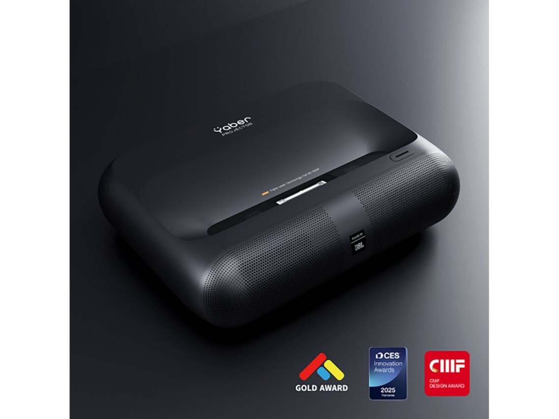 Proyector láser multimedia Yaber K300s RGB FullHD 1080p con altavoces JBL - Negro