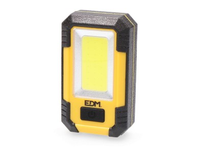 8w cob led flashlight 450lm /130lm / flash 6,500k rechargeable with usb. power bank function. includ
