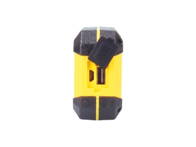 8w cob led flashlight 450lm /130lm / flash 6,500k rechargeable with usb. power bank function. includ