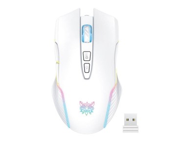 Onikuma CW905 White Wireless Gaming Mouse