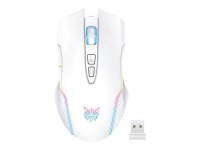 Mouse gamer sem fio Onikuma CW905 branco