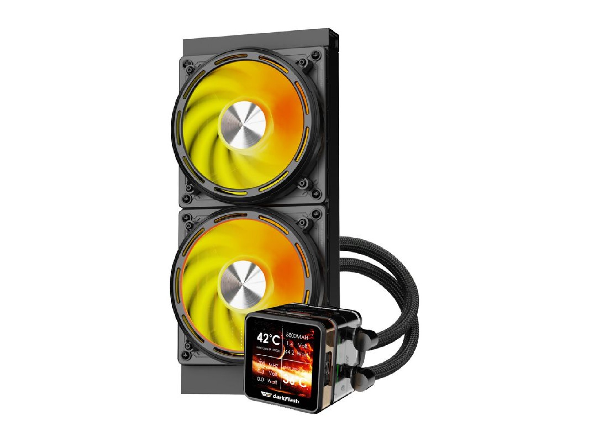 Refrigeración líquida para CPU DE240 (negra)