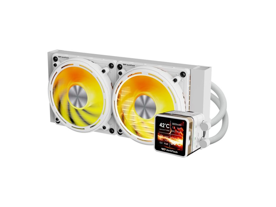 Water cooling for the processor DE240 (white)