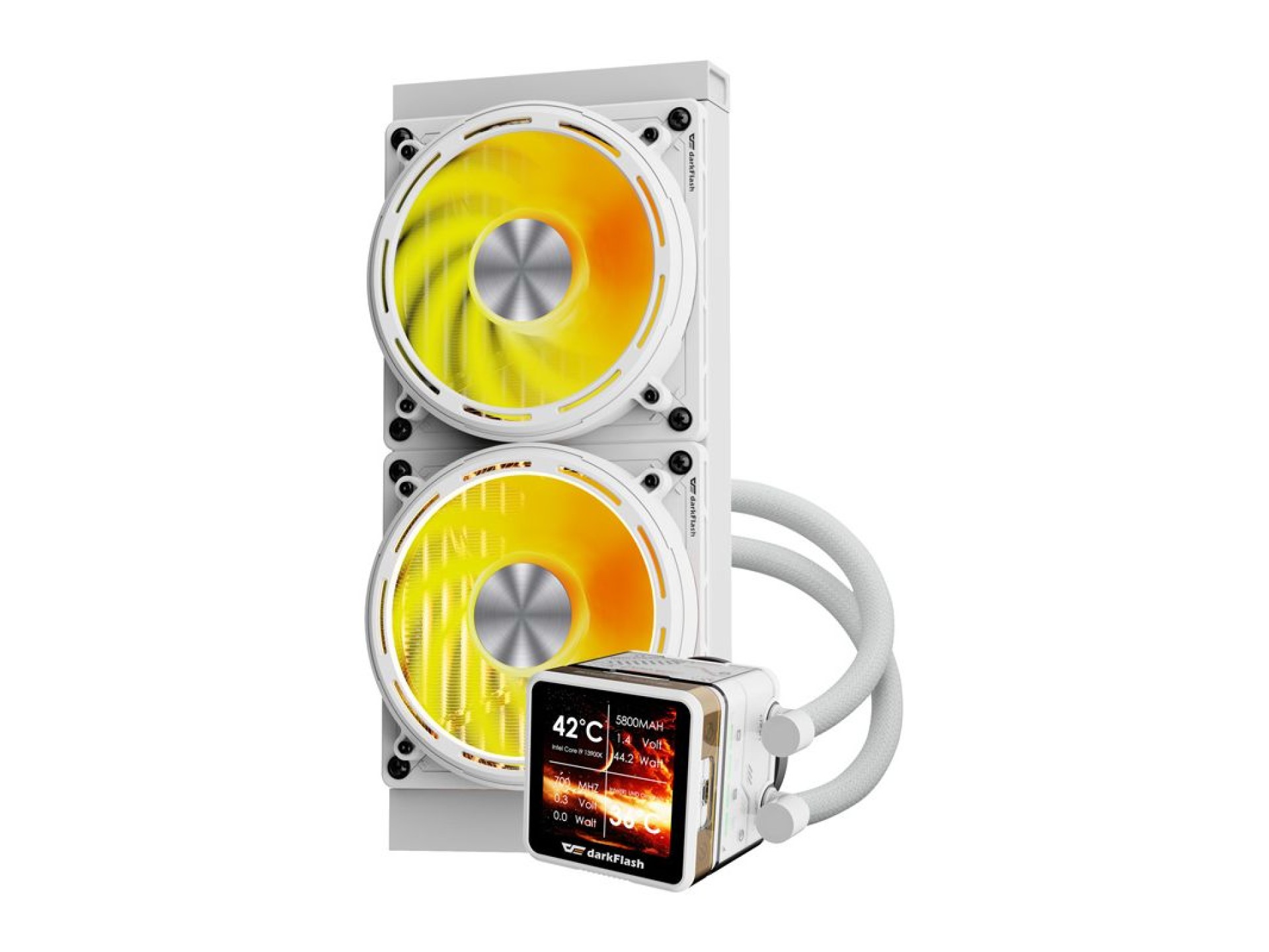 Water cooling for the processor DE240 (white)