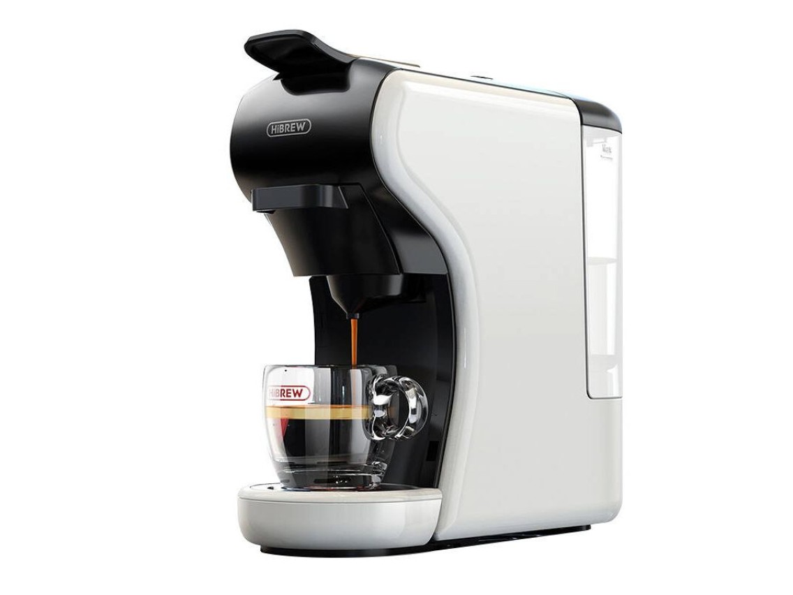 Cafetera de cápsulas 4 en 1 HiBREW H1A-blanca (blanca)