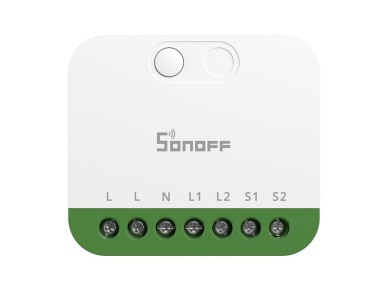Miniconmutador de dos canales Sonoff MINI-2GS Matter