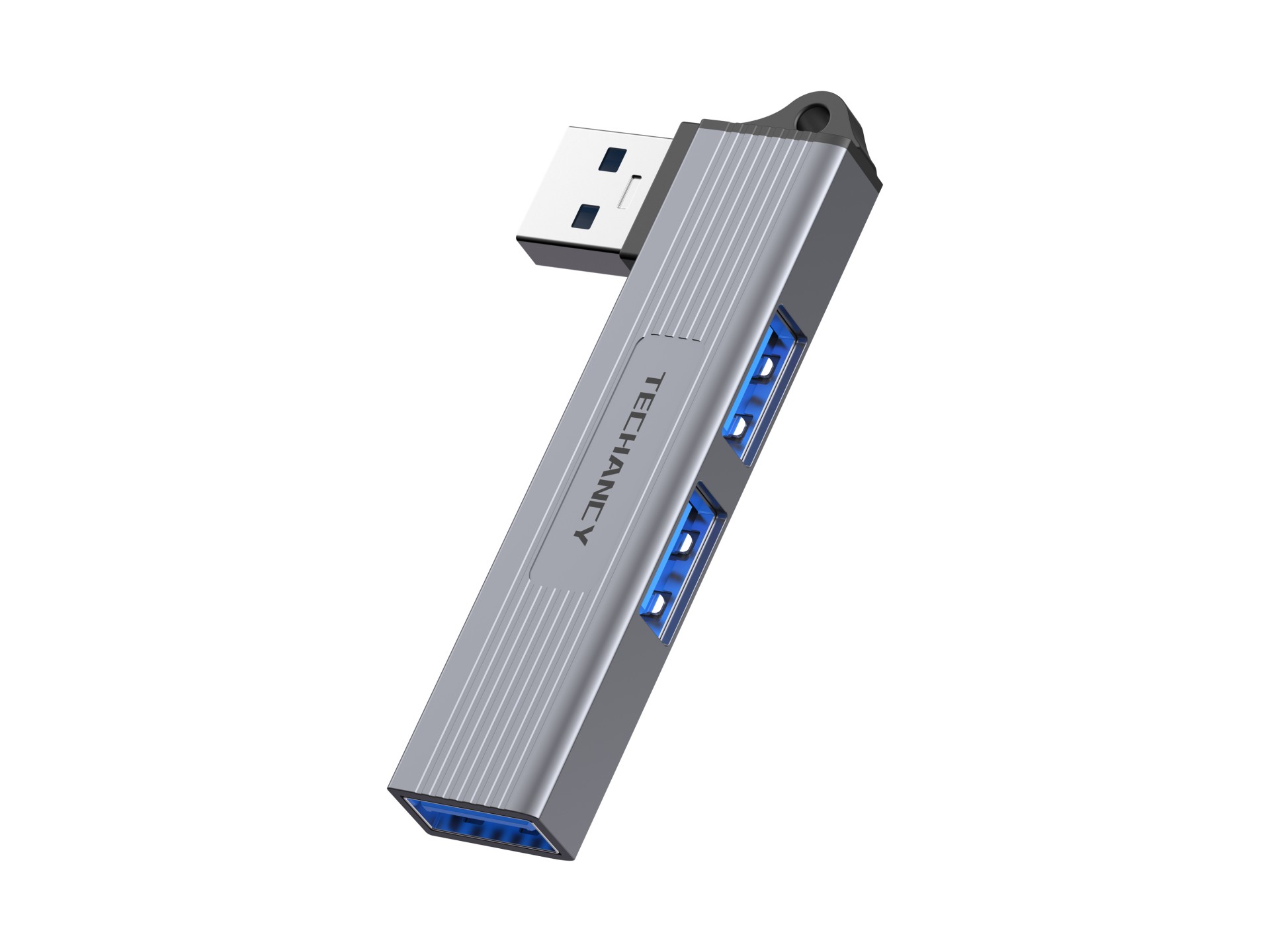 Techancy USB-A a USB 3.0 3 en 1 Techancy KT2906, compatible con Mac OS/iPad OS/Windows, velocidad de