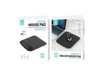 Techancy Black Mouse Pad TW2776, 20mm memory foam, ergonomic wrist support, comfort and fatigue reli