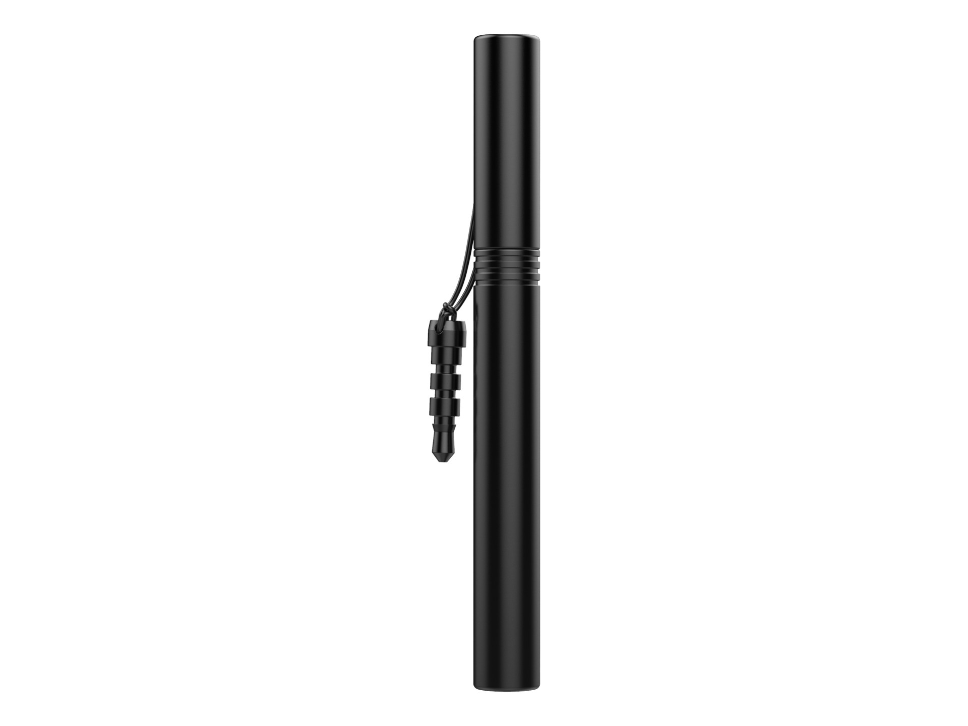 Techancy Mini Stylus Preto TZ6297, Sensibilidade Precisa Para Telemóveis E Tablets, Com Tomada Para