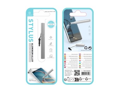 Techancy Mini Stylus Silver TZ6297, sensibilidad precisa para teléfonos celulares y tabletas, c
