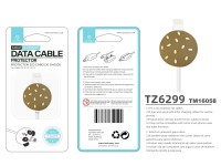 Techancy Data Cable Protector TZ6299, Protect Data Cable Not Easy To Break, Silicone Material, Beaut Techancy Data Cable Protector TZ6299, Protect Data Cable Not Easy To Break, Silicone Material, Beaut