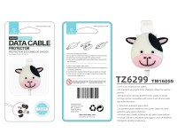 Techancy Data Cable Protector TZ6299, Protect Data Cable Not Easy To Break, Silicone Material, Beaut