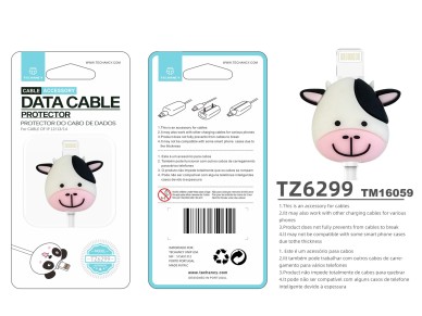 Techancy Protetor De Cabo De Dados TZ6299, Protege O Cabo De Dados N�o � F�cil De Partir, Material D