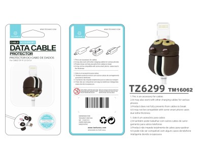 Techancy Data Cable Protector TZ6299, Protect Data Cable Not Easy To Break, Silicone Material, Beaut