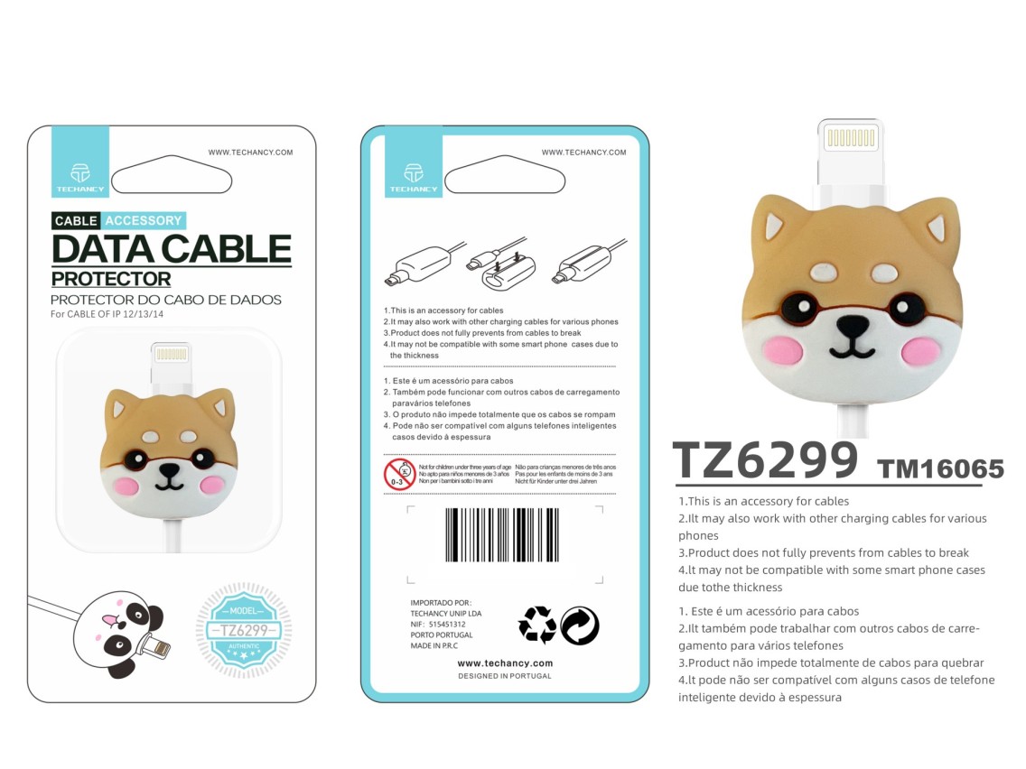 Techancy Data Cable Protector TZ6299, Protect Data Cable Not Easy To Break, Silicone Material, Beaut