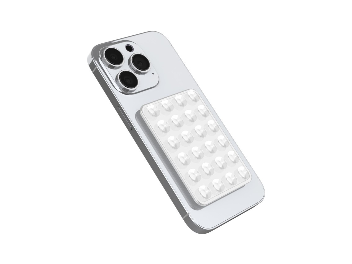 Techancy Suporte Ventosa TZ6302 Para Telemovel Tablet Silicona Ecologica 24 Ventosas Forte Fixacao R