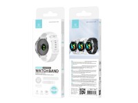 Techancy Pulseira De Relógio Inteligente Branca De 22mm KC2120, Compatível Com Samsung Galaxy Watch/ Techancy Pulseira De Relógio Inteligente Branca De 22mm KC2120, Compatível Com Samsung Galaxy Watch/