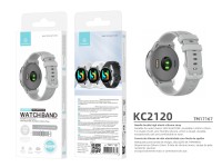 Techancy KC2120 22mm Gray Smart Watch Strap Compatible with Samsung Galaxy Watch/Huawei Watch