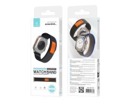Techancy Gray Sport Band KC2121, Compatible with Apple Watch Ultra 42mm/44mm/45mm/49mm, Nylon and Ve Techancy Gray Sport Band KC2121, Compatible with Apple Watch Ultra 42mm/44mm/45mm/49mm, Nylon and Ve