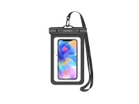 Techancy Mobile Phone Pouch À TU7446 Water Proof, 7.2 In. Deep À Waterproof, Black