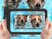 Techancy Bolsa Para Telem�vel � Prova De �gua TU7446, 7,2 Pol. Profundamente � Prova De �gua, Preto