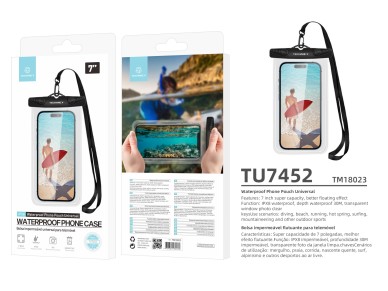 Techancy Bolsa Para Telem�vel � Prova De �gua De 7,0 Polegadas Da TU7451 � Prova De �gua Ipx8, Fotos