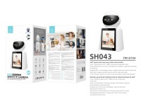 Techancy SH043 Smart Camera with Screen, 1080P, 360 Rotation, Night Vision, Two-Way Voice and Video Techancy SH043 Smart Camera with Screen, 1080P, 360 Rotation, Night Vision, Two-Way Voice and Video