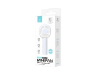 Techancy Mini USB Fan White KL7308 with Fan Holder, Rechargeable Lithium Battery, 3 Speed Modes Techancy Mini USB Fan White KL7308 with Fan Holder, Rechargeable Lithium Battery, 3 Speed Modes