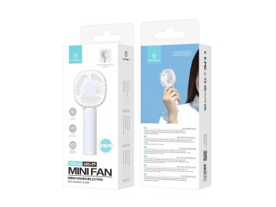 Techancy Mini Ventoinha Usb Branca KL7308 Com Suporte Para Ventoinha, Bateria De L�tio Recarreg�vel,