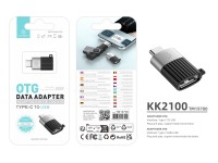 Adaptador OTG Techancy KK2100, Tipo C a USB 3.0, compatible con carga y transferencia de datos, comp Adaptador OTG Techancy KK2100, Tipo C a USB 3.0, compatible con carga y transferencia de datos, comp