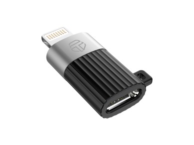 Techancy OTG Adapter KK2105, Lightning to Type-C, Supports Charging and Data Transfer, Compact and P