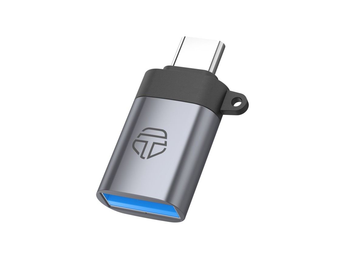 Techancy Adaptador USB-C para USB-A OTG KK2111, Alta Velocidade de Transferência, Carregamento Segu