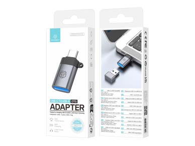Techancy Adaptador USB-C para USB-A OTG  KK2111, Alta Velocidade de Transfer�ncia, Carregamento Segu